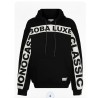 Hoodie Noir Boba Luxe Classic Iconoclaste