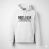 HOODIE BLANC BOBA LUXE INTEMPOREL CLASSIC