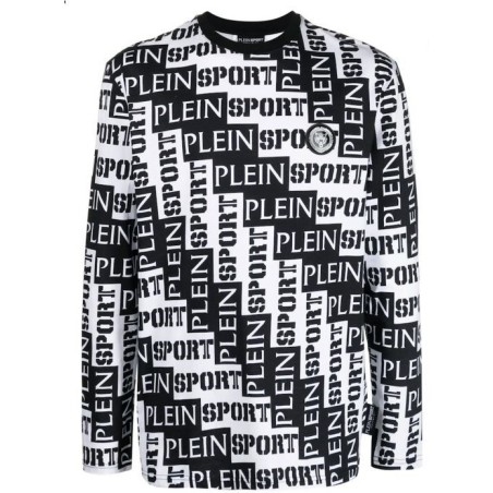 SWEAT PLEIN SPORT BLANC ET NOIR