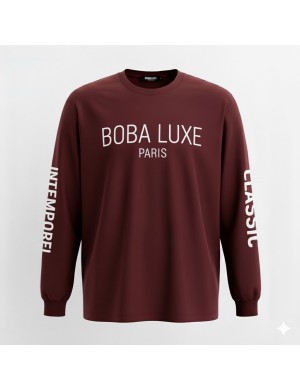 SWEAT BORDEAUX BOBA LUXE PARIS