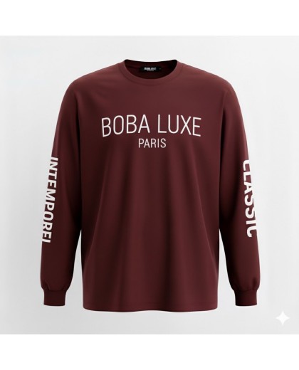 SWEAT BORDEAUX BOBA LUXE PARIS