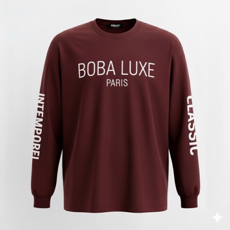 SWEAT BORDEAUX BOBA LUXE PARIS
