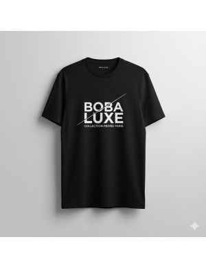 T-SHIRT NOIR BOBA LUXE COLLECTION PRIVÉE PARIS LIGNE
