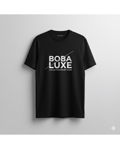 T-SHIRT NOIR BOBA LUXE COLLECTION PRIVÉE PARIS LIGNE