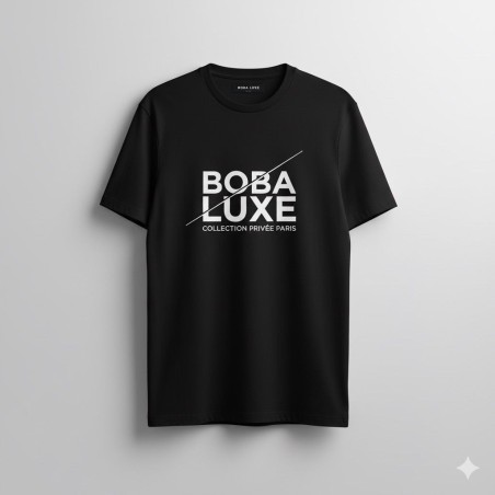 T-SHIRT NOIR BOBA LUXE COLLECTION PRIVÉE PARIS LIGNE