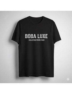 T-SHIRT NOIR BOBA LUXE COLLECTION PRIVÉE PARIS DISTORSION