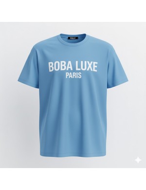 T-SHIRT BLEU CIEL BOBA LUXE PARIS