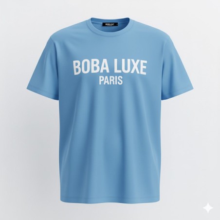 T-SHIRT BLEU CIEL BOBA LUXE PARIS