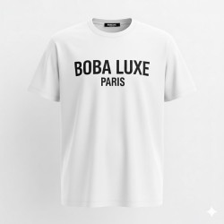 T-SHIRT BLANC BOBA LUXE PARIS                                 │