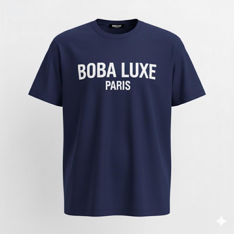 T-SHIRT BLEU MARINE BOBA LUXE PARIS