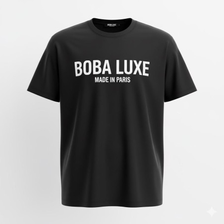 T-SHIRT NOIR BOBA LUXE MADE IN PARIS