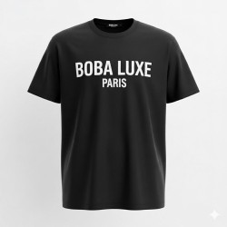 T-SHIRT NOIR BOBA LUXE MADE IN PARIS