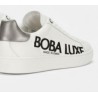 SNEAKERS BLANC ET ARGENT BOBA LUXE MADE IN PARIS