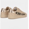 SNEAKERS BEIGE ET DORÉ BOBA LUXE MADE IN PARIS